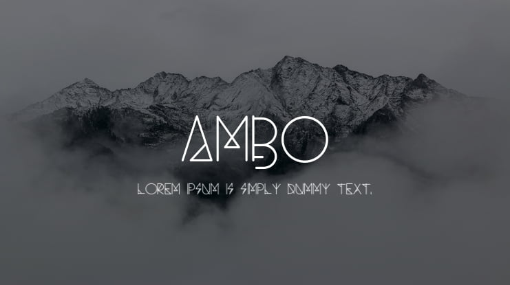 Ambo Font