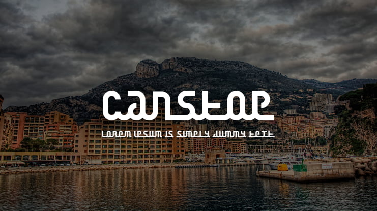 Canstop Font