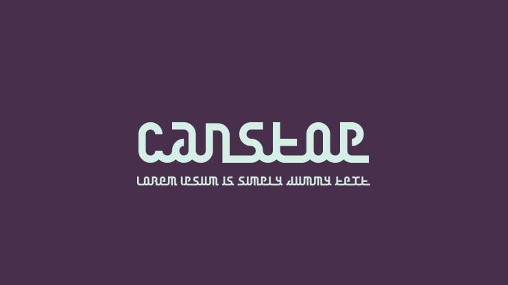 Canstop Font