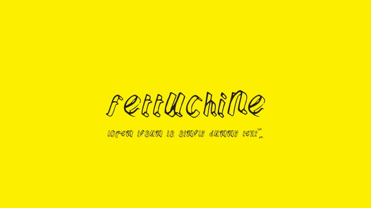 Fettuchine Font