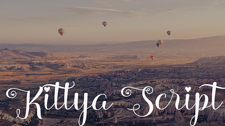 Kittya Script Font