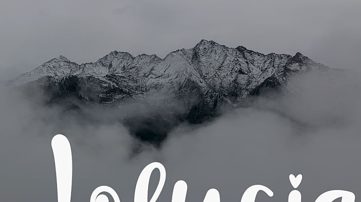 Jolycia Font : Download Free for Desktop & Webfont