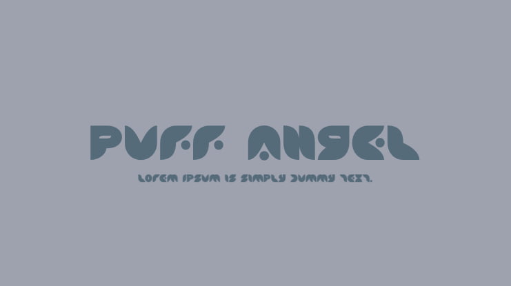 Puff Angel Font Family