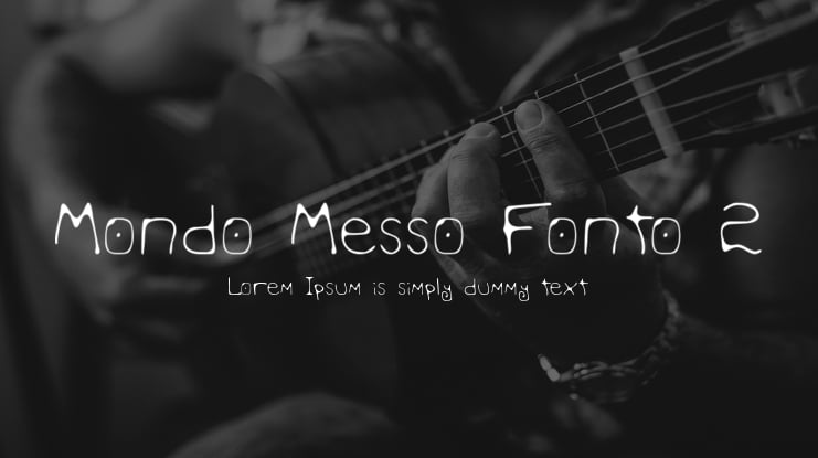 Mondo Messo Fonto 2 Font Family