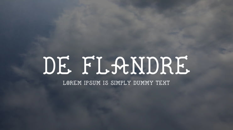 De Flandre Font