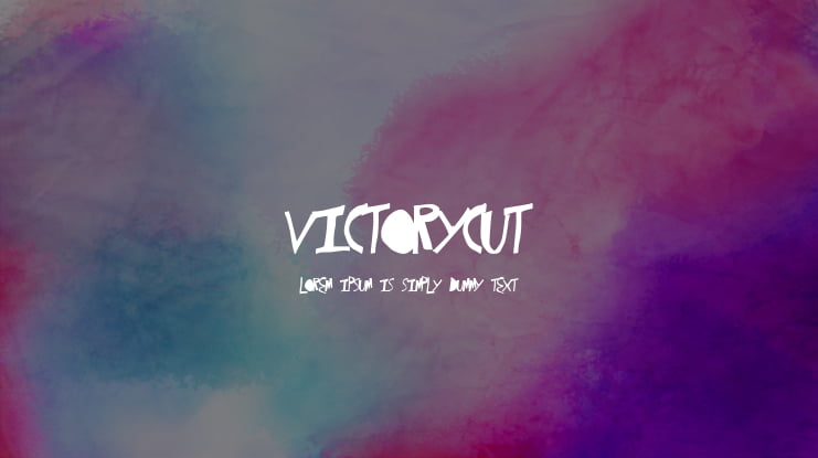 VictoryCut Font