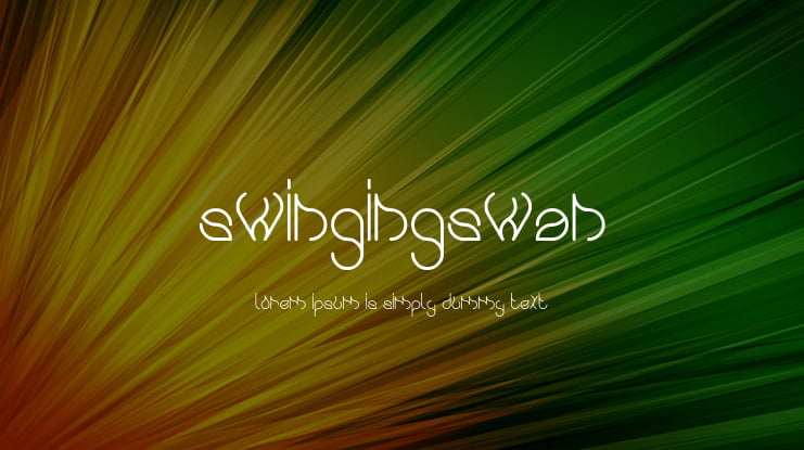 swingingswan Font