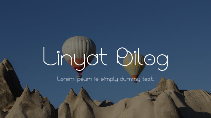 Linyat Bilog Font Family