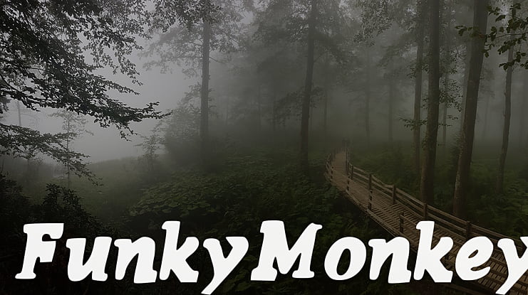 FunkyMonkey Font