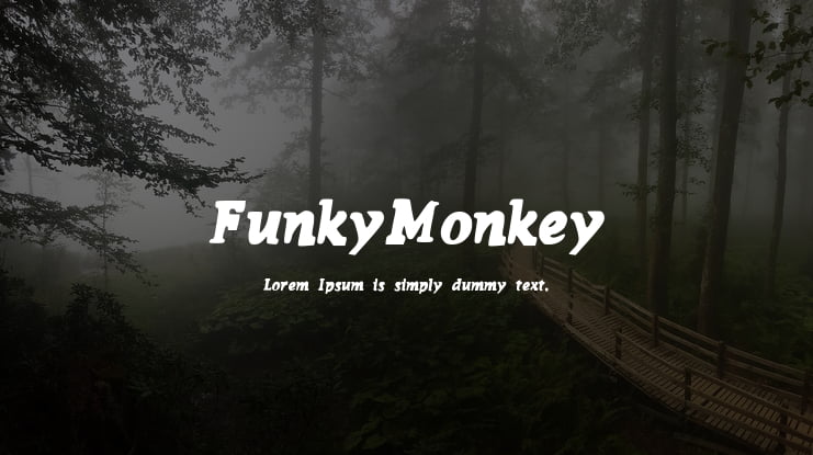 FunkyMonkey Font