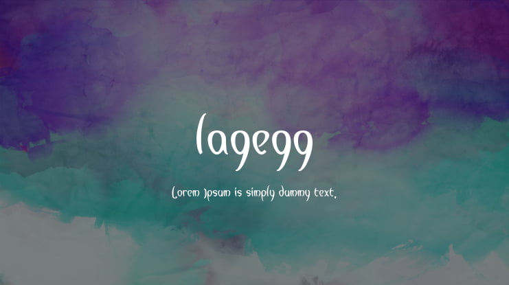 lagegg Font