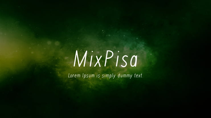 MixPisa Font