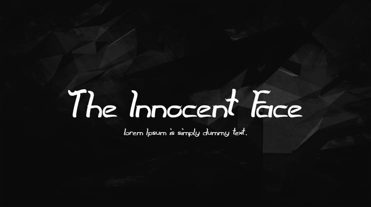 The Innocent Face Font