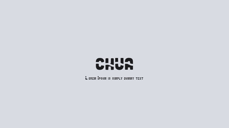 Chua Font