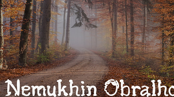 Nemukhin Obralho Font