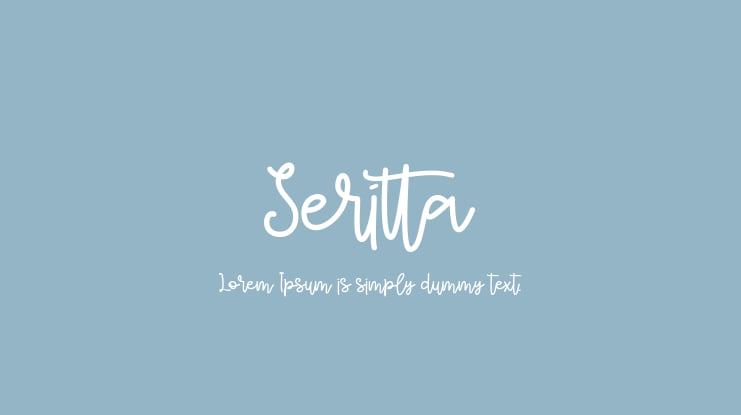 Seritta Font