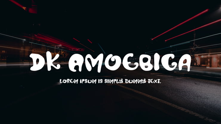 DK Amoebica Font