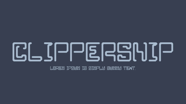 Clippersnip Font