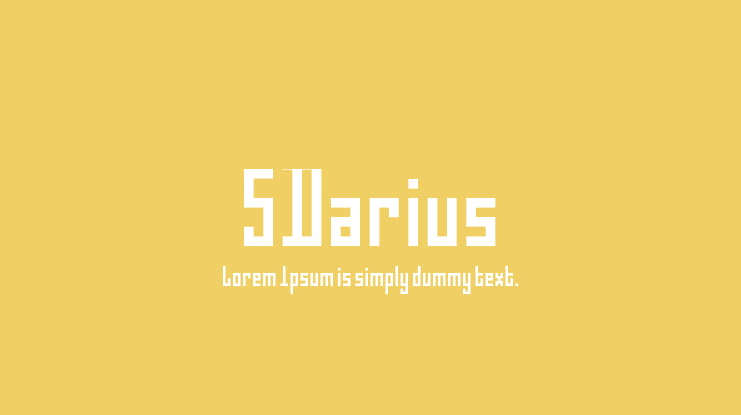 5Darius Font