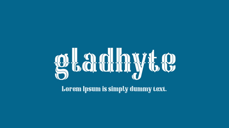 gladhyte Font