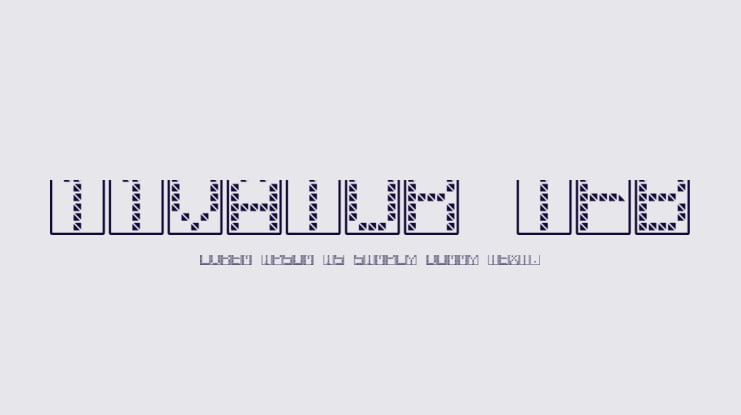 11vator tfb Font