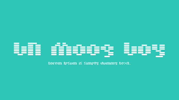 BN Moog Boy Font