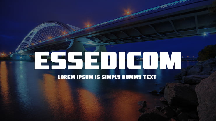 Essedicom Font Family