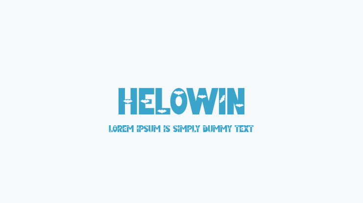 Helowin Font