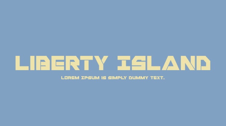 Liberty Island Font Family