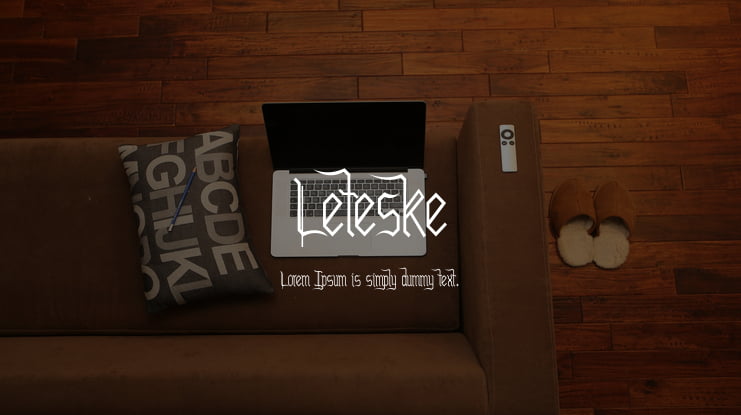 Leteske Font