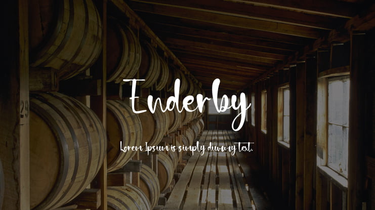 Enderby Font