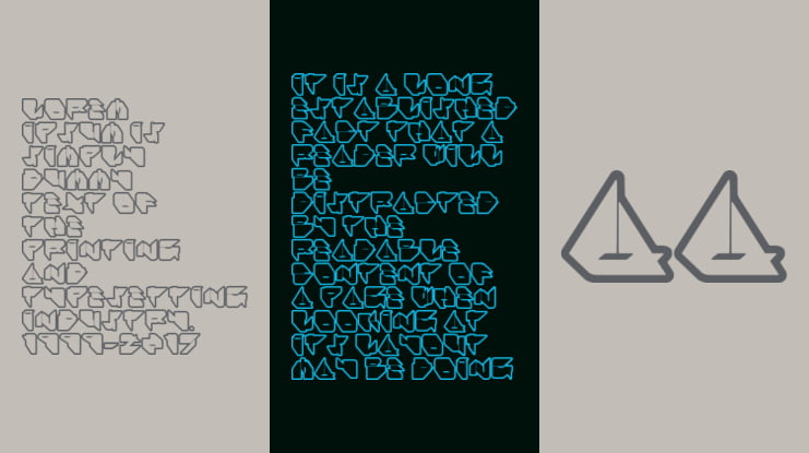 Ikos Dub Outline Font Family