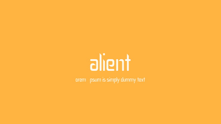 Salient Font