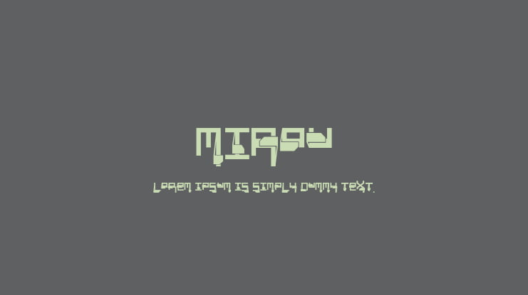 Miaou Font