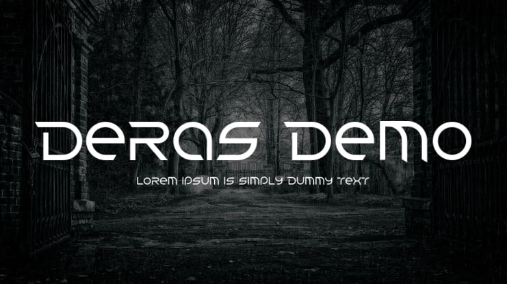 Deras Demo Font Family