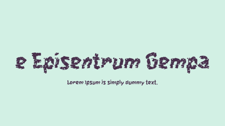 e Episentrum Gempa Font