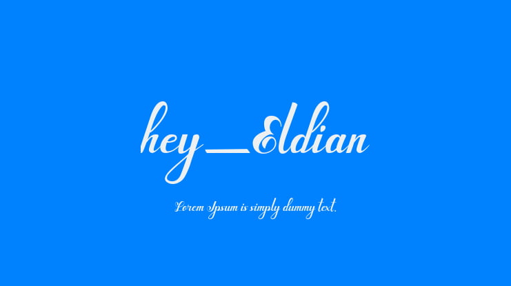 hey_Eldian Font