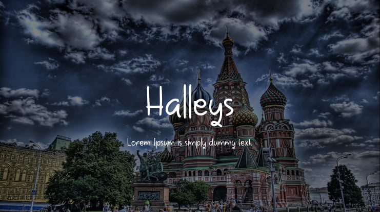 Halleys Font