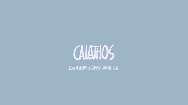 Calathos Font