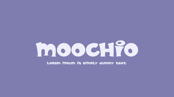 MOOCHIO Font