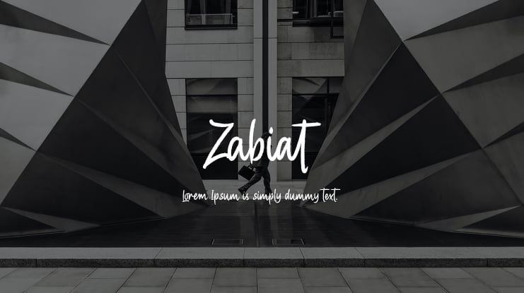 Zabiat Font