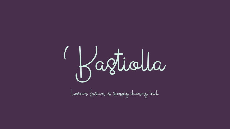 Bastiolla Font