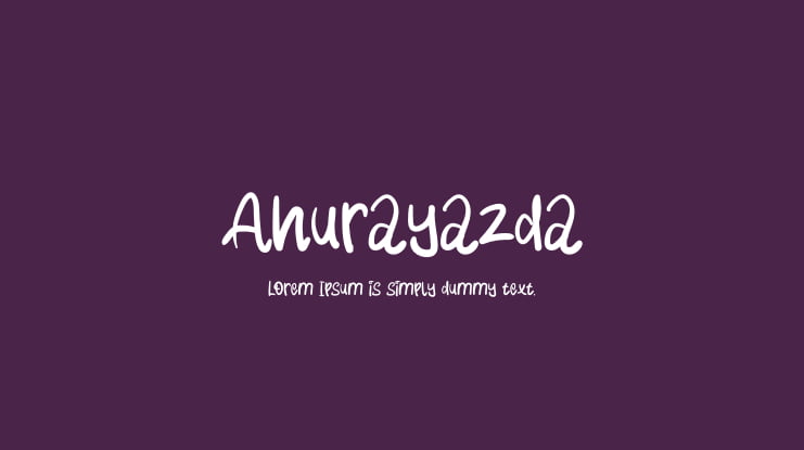 Ahurayazda Font