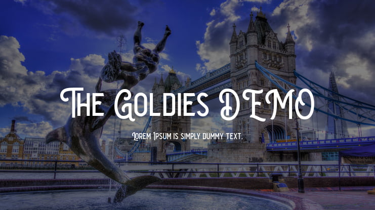 The Goldies DEMO Font