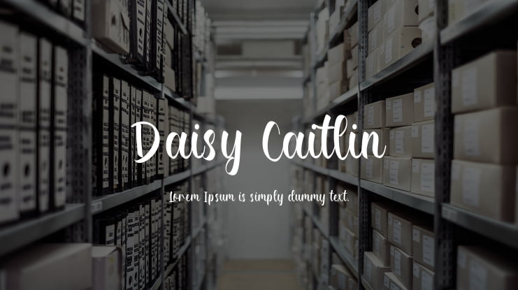 Daisy Caitlin Font