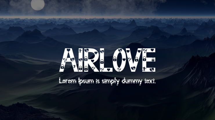 AIRLOVE Font