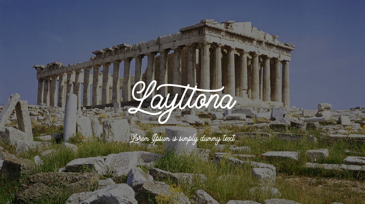 Layttona Font