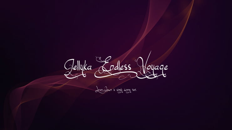 Jellyka End_less Voyage Font