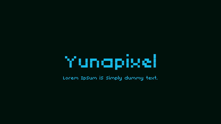 Yunapixel Font