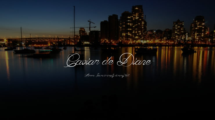 Caviar de Diane Font